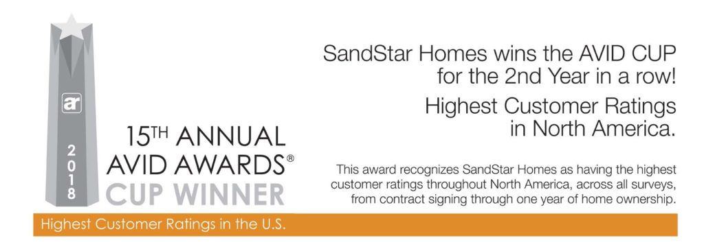 SandStar Homes Wins the Avid Cup for The Second Year in a Row!